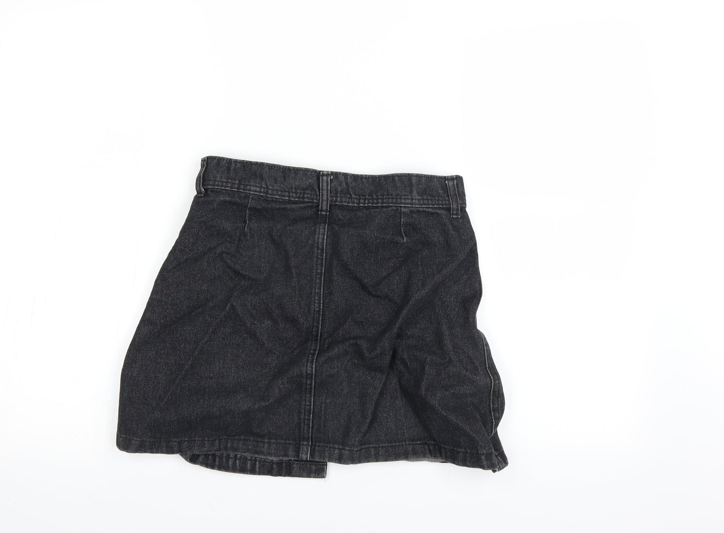 Preworn Womens Black   A-Line Skirt Size 8