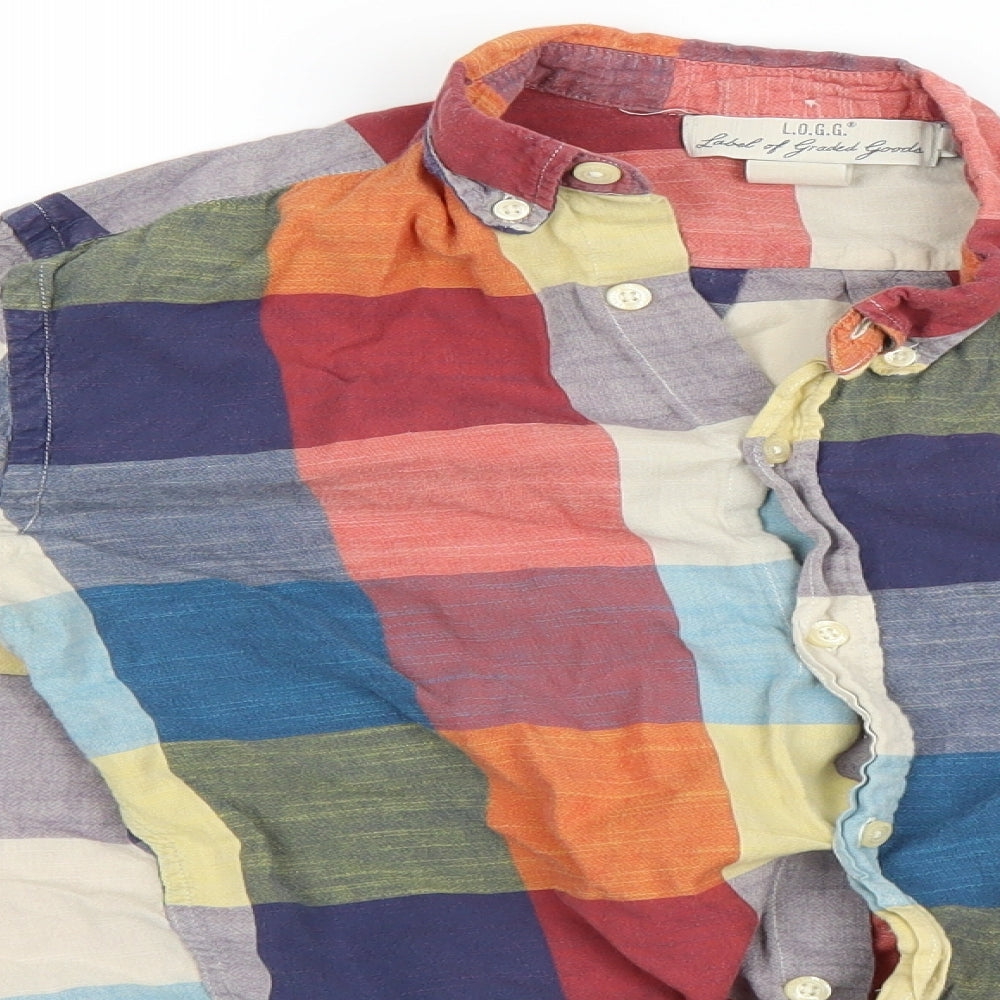 label of graded goods Womens Multicoloured Camouflage  Basic Button-Up Size 4