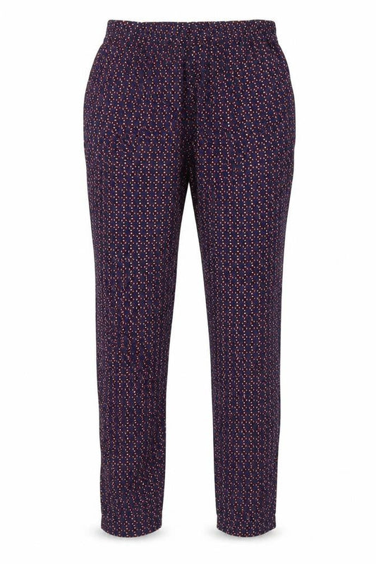 NEXT Womens Blue Argyle/Diamond  Chino Trousers Size 10 L28 in