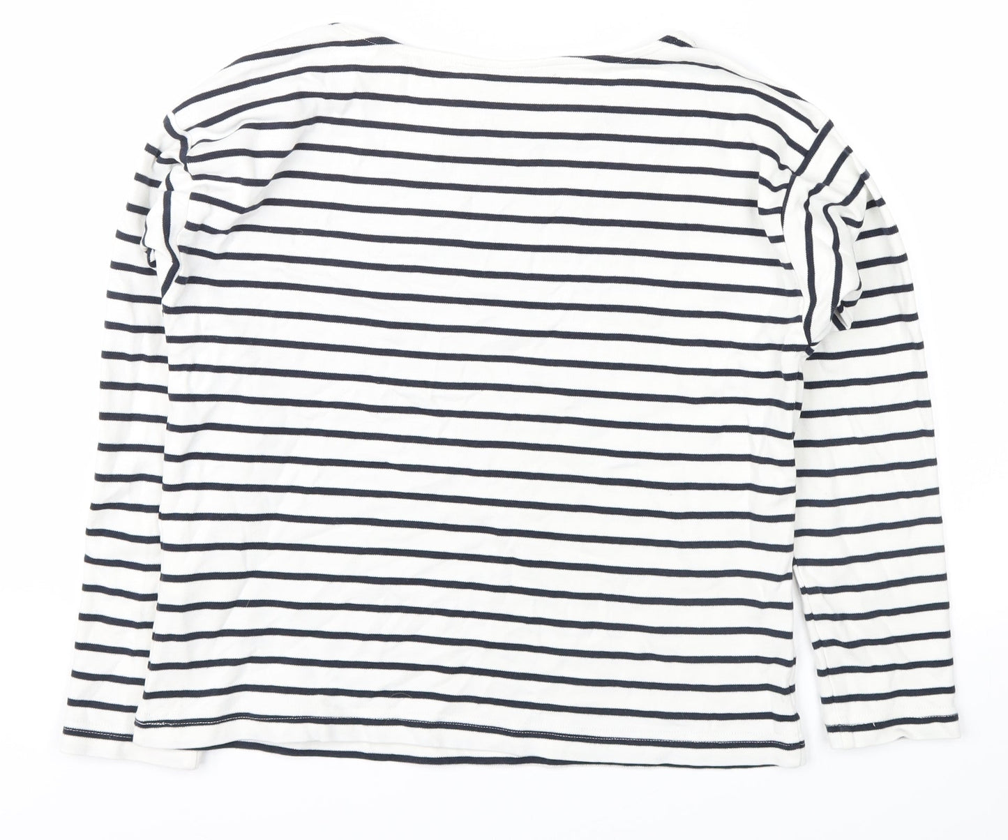 l.o.g.g Womens Black Striped  Pullover Jumper Size S