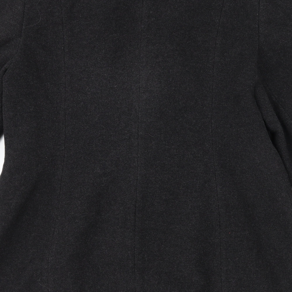 NuAge Womens Grey   Overcoat Coat Size 14