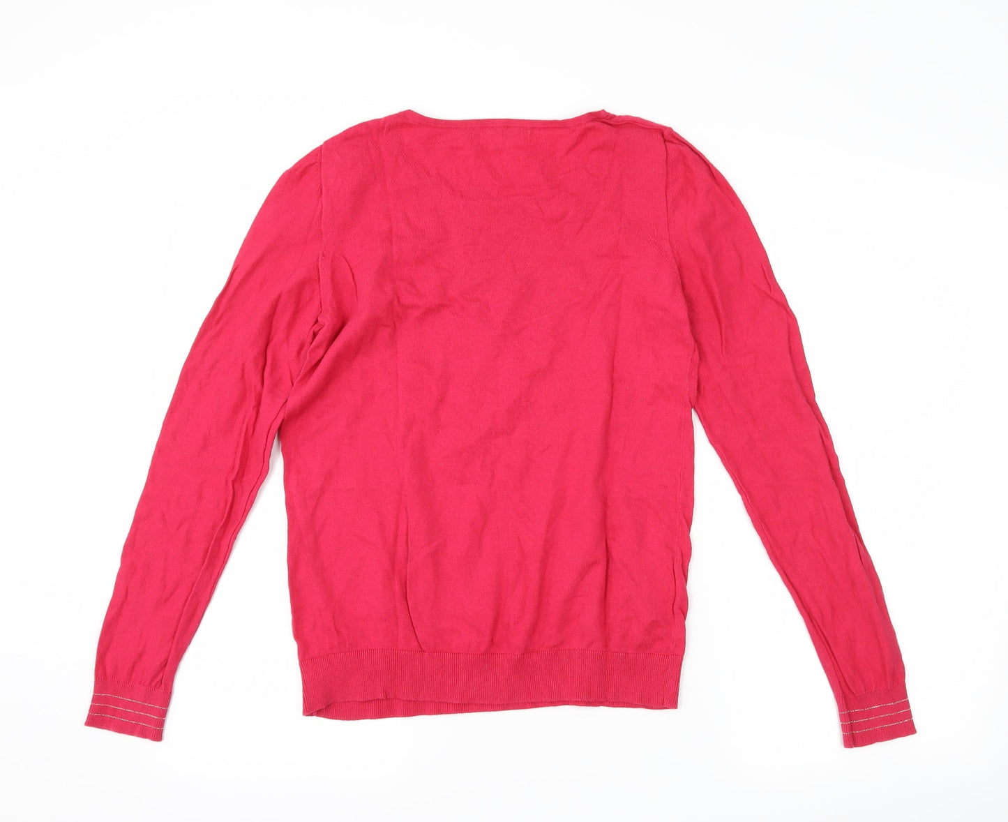Promod Womens Pink   Pullover Jumper Size M