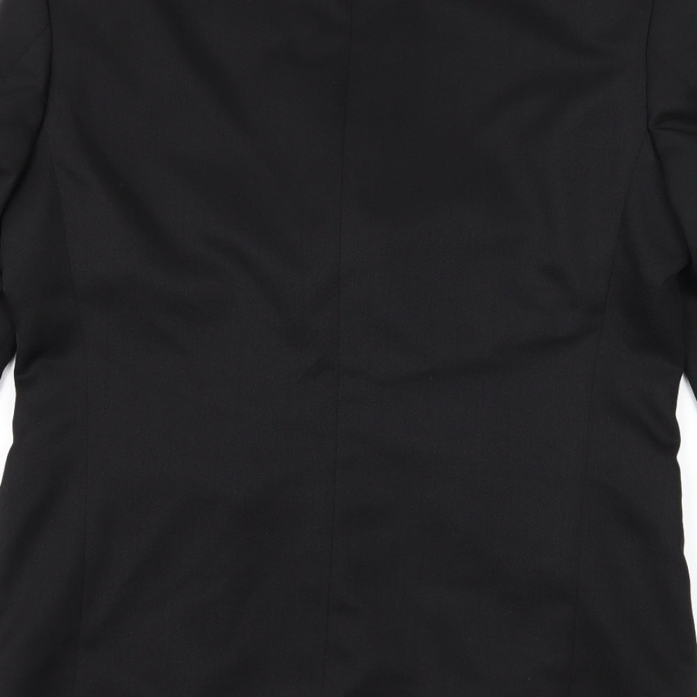 zantos Mens Black   Jacket Suit Jacket Size 38