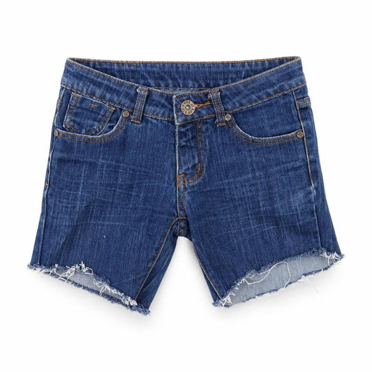 Miss Anna Womens Blue   Cut-Off Shorts Size 8