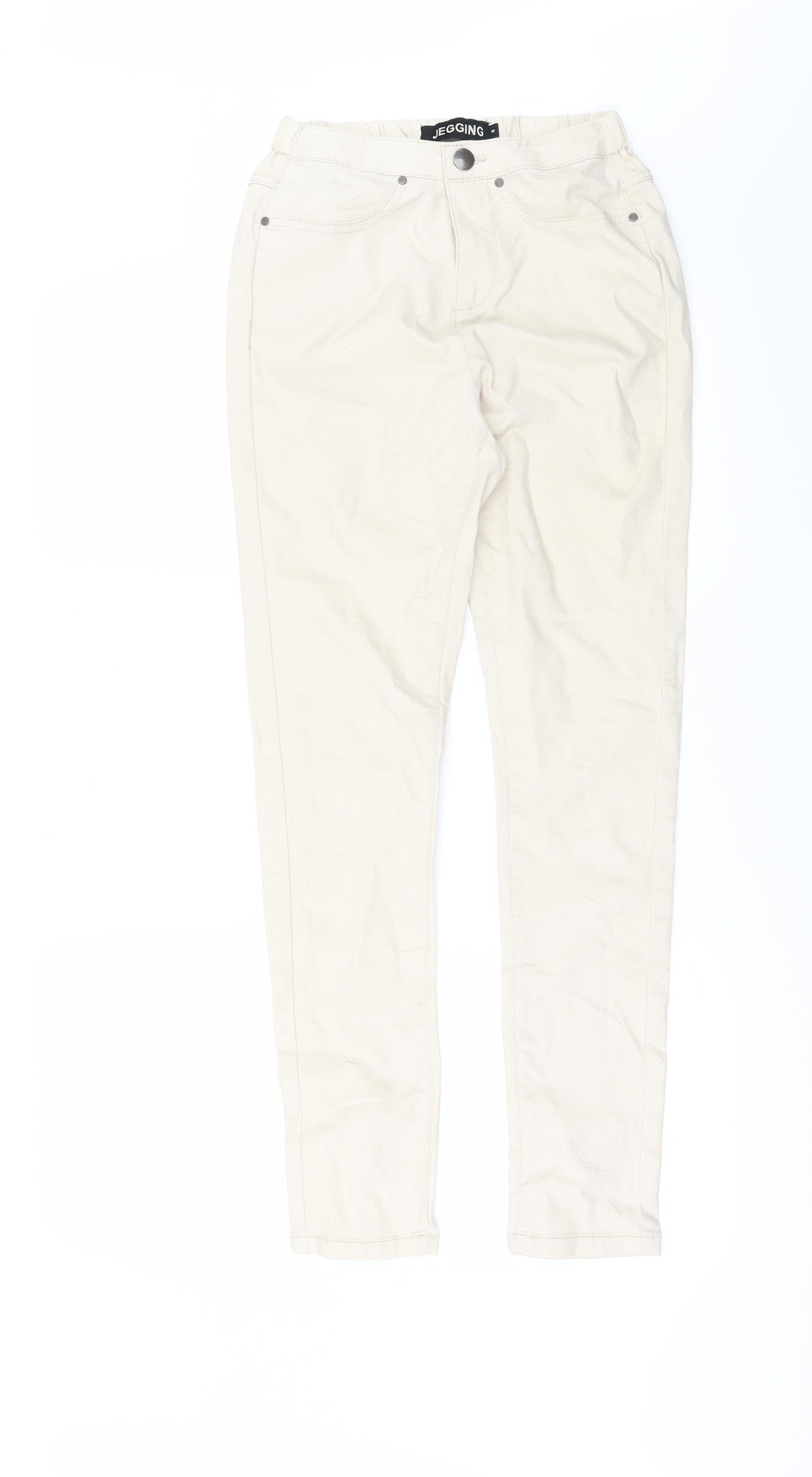 Preworn Womens White   Jegging Jeans Size 8 L26 in