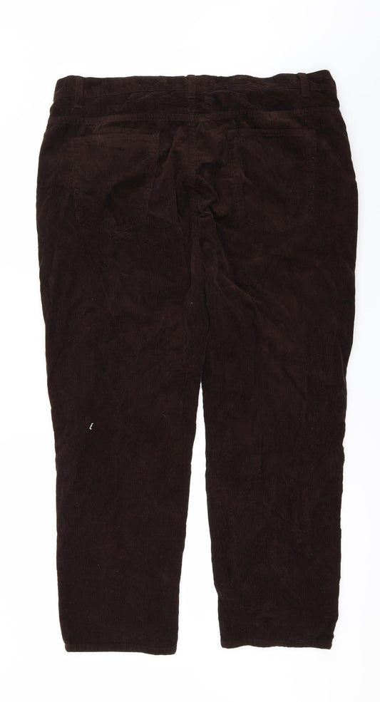 Easy Womens Brown   Straight Jeans Size 40 L29 in