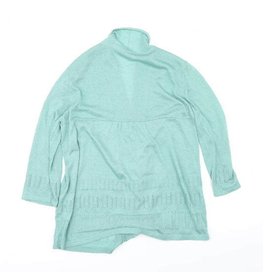 harry Womens Blue   Cardigan Jumper Size S