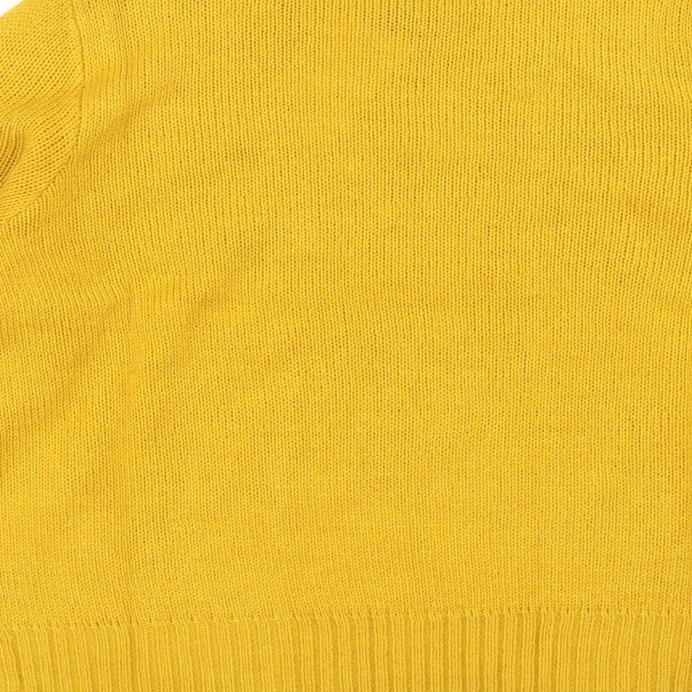 Divided by H&M Womens Yellow   Pullover Jumper Size XS