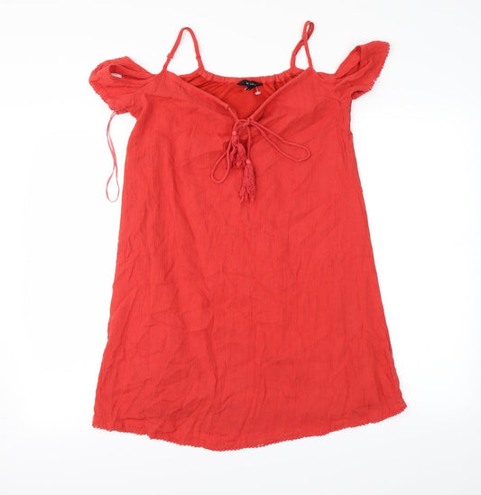 new look  Womens Red   Basic Blouse Size 6