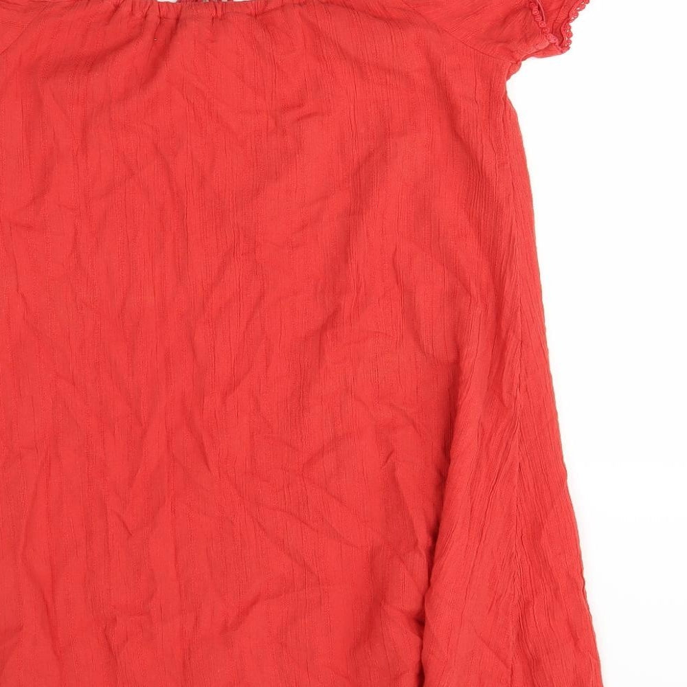 new look  Womens Red   Basic Blouse Size 6