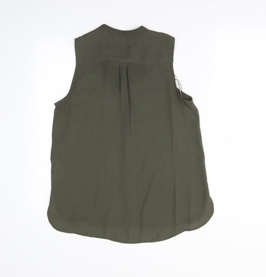 New Look  Womens Gold   Basic Button-Up Size 10