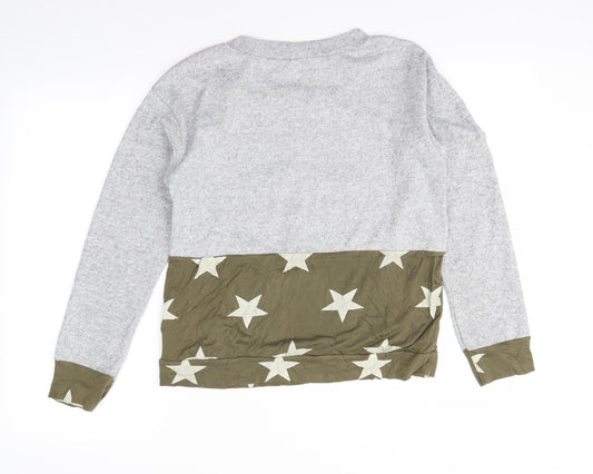 boohoo  Womens Grey   Pullover Jumper Size L