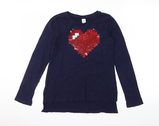 Gap Girls Blue   Basic T-Shirt Size XL