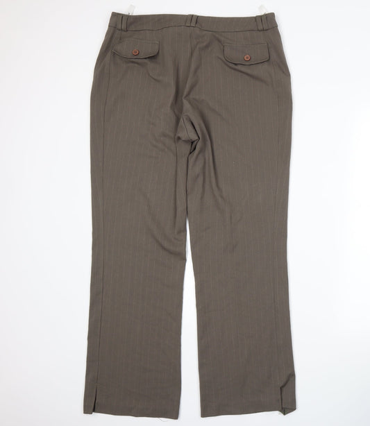 Klass Womens Beige   Trousers  Size 16 L30 in