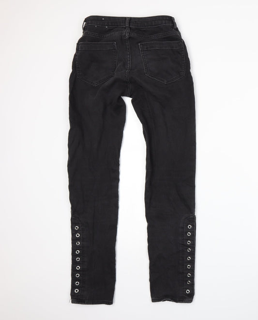 H&M Womens Grey   Skinny Jeans Size 10 L28 in