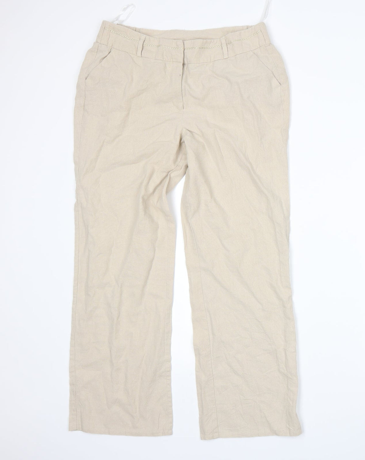 Bonmarché Womens Beige Trousers Size 12 L26 in