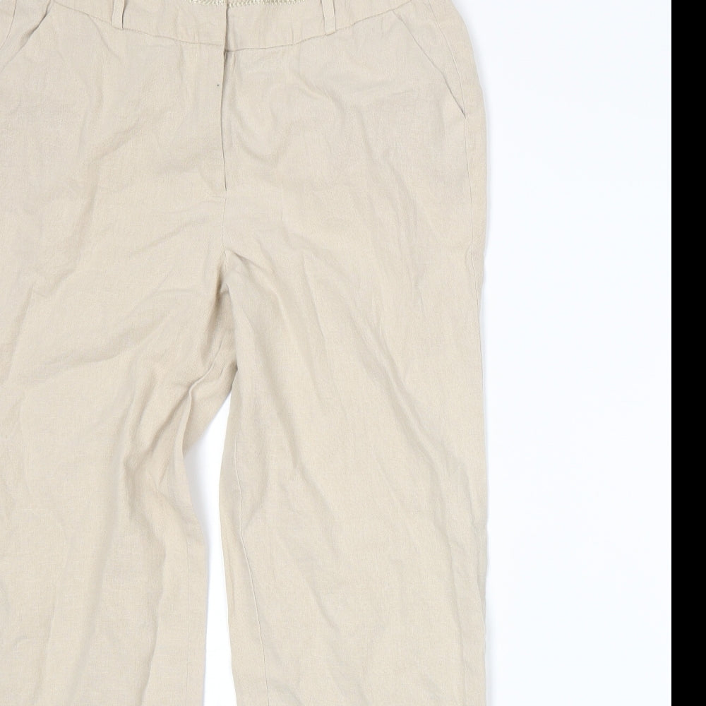 Bonmarché Womens Beige Trousers Size 12 L26 in