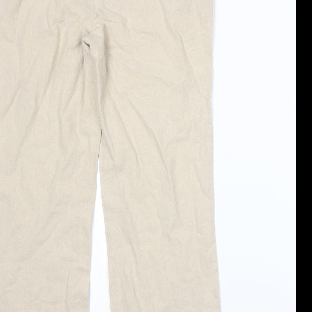 Bonmarché Womens Beige Trousers Size 12 L26 in