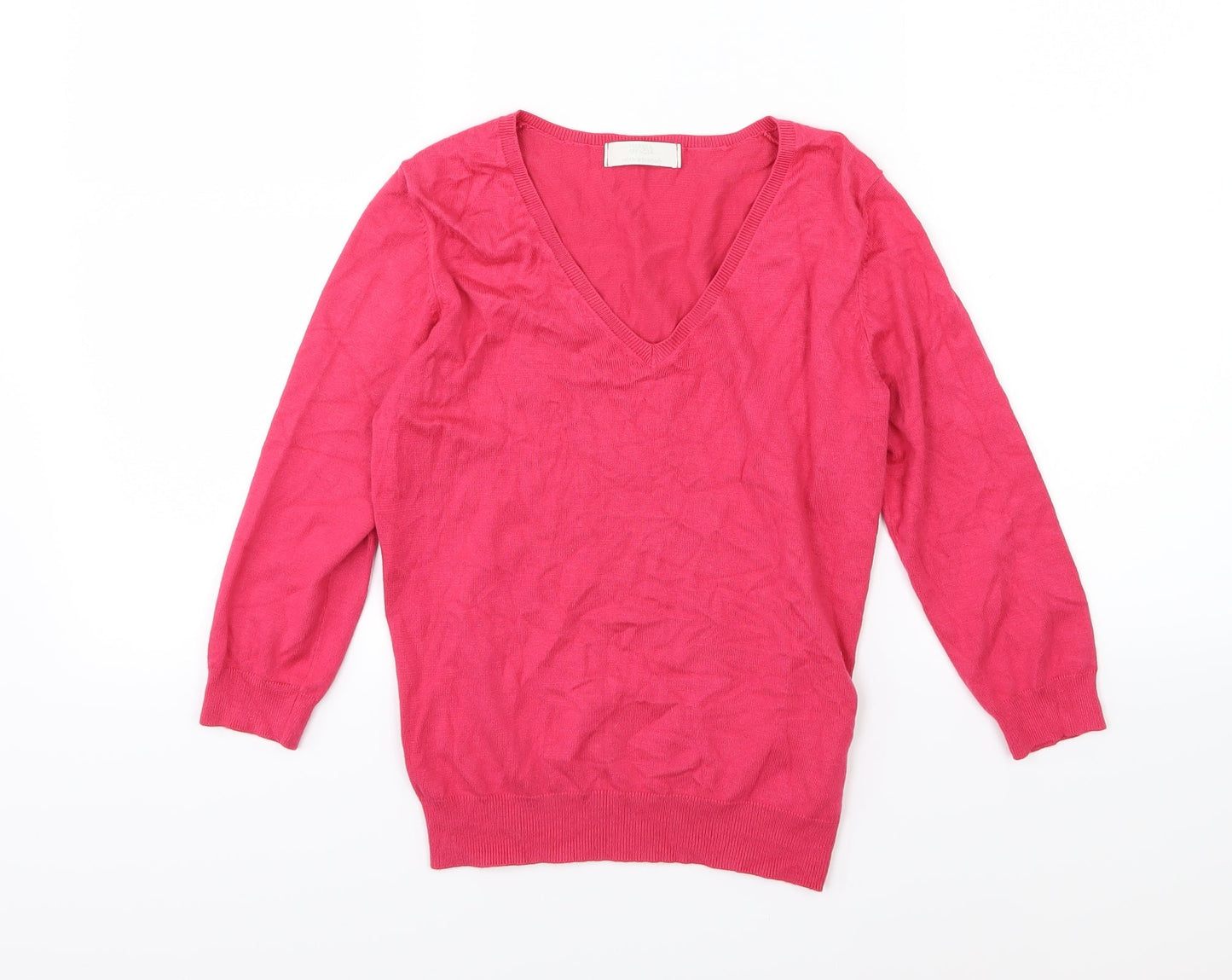 Marks and Spencer Womens Pink  Knit Pullover Jumper Size 10