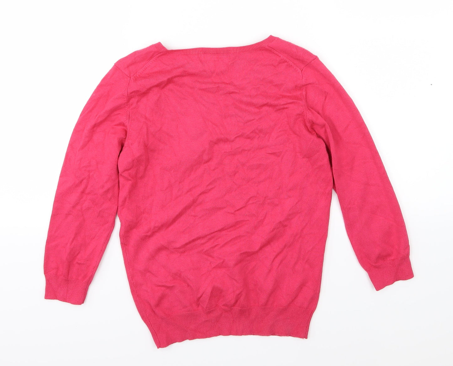 Marks and Spencer Womens Pink  Knit Pullover Jumper Size 10
