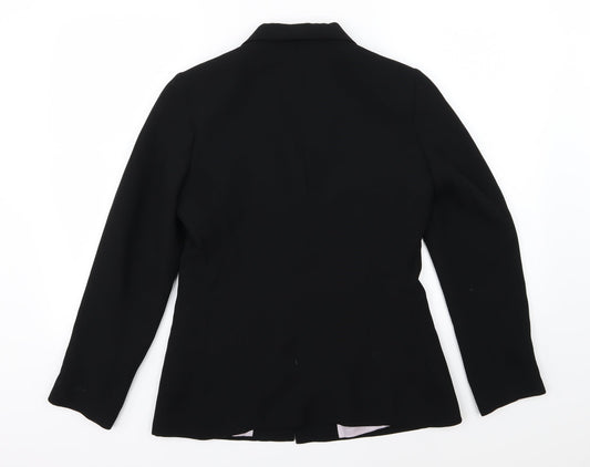 Dorothy Perkins Womens Black  Rayon Jacket Suit Jacket Size 10