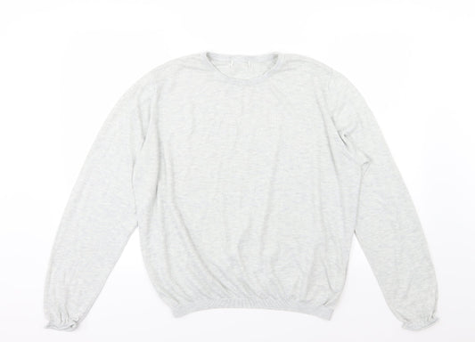 H&M Womens Grey  Knit Pullover Jumper Size XL