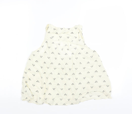 FOREVER 21 Womens Yellow   Basic Blouse Size S