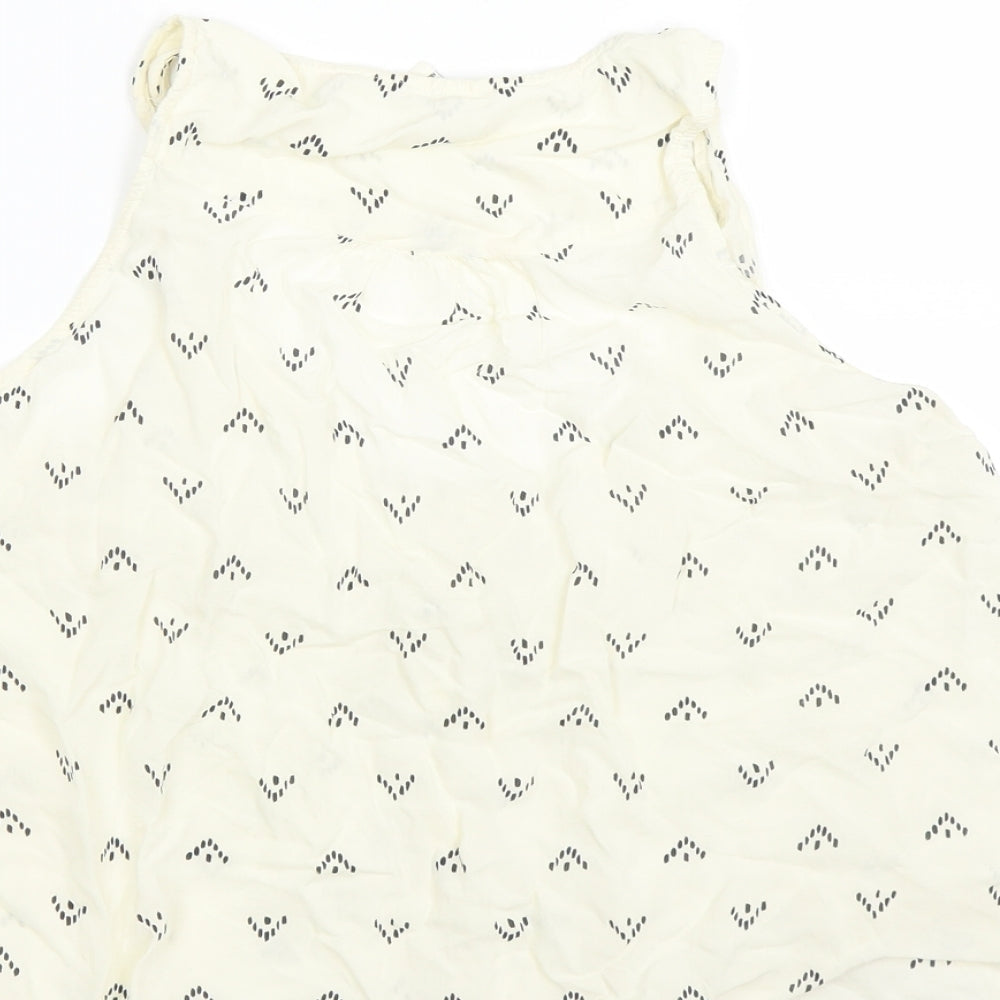 FOREVER 21 Womens Yellow   Basic Blouse Size S