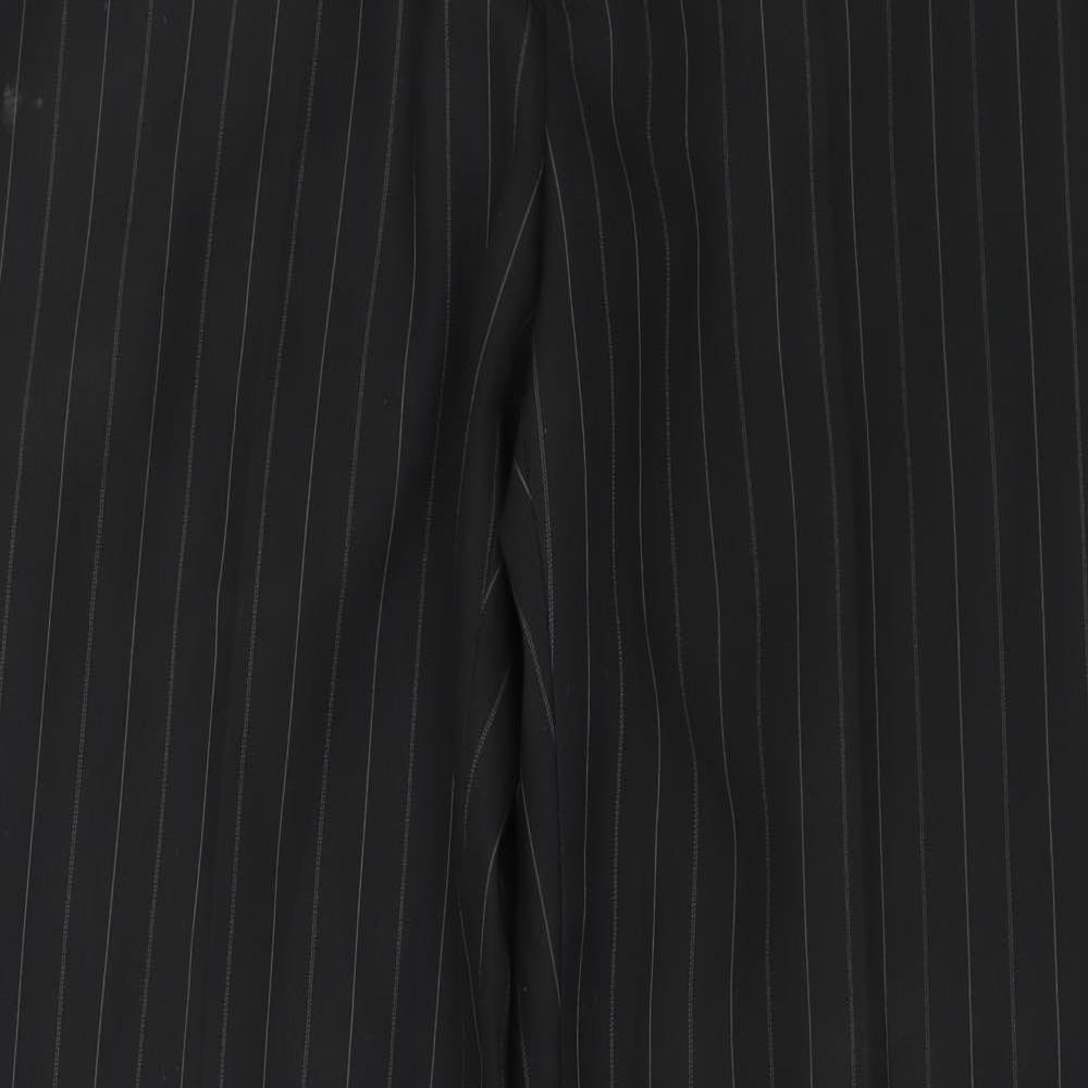 CHARLON GREY Mens Black Striped  Trousers  Size 30 in L31 in