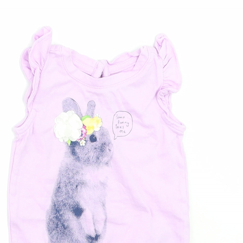 Gap Girls Purple   Babygrow One-Piece Size 3-6 Months