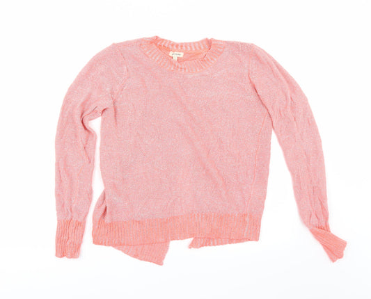 River Island Womens Orange   Pullover Jumper Size 8