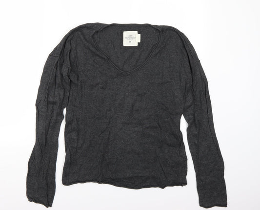 H&M Womens Grey   Pullover Jumper Size S