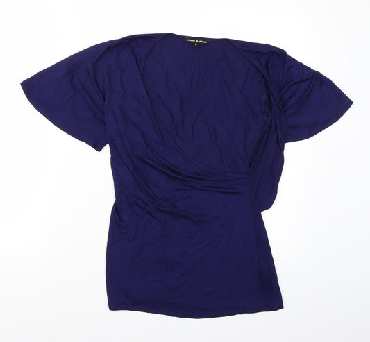 Cable & Gauge Womens Blue   Basic T-Shirt Size M