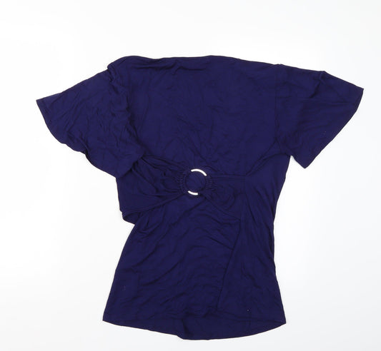 Cable & Gauge Womens Blue   Basic T-Shirt Size M