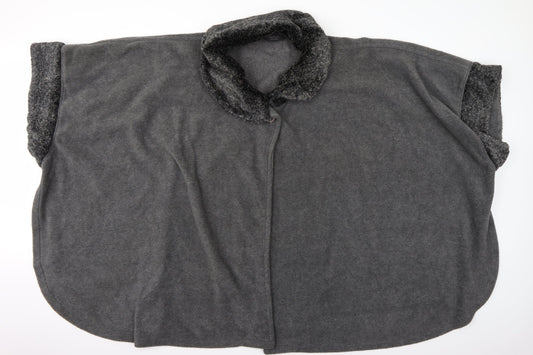 Profile Womens Grey   Jacket Poncho One Size