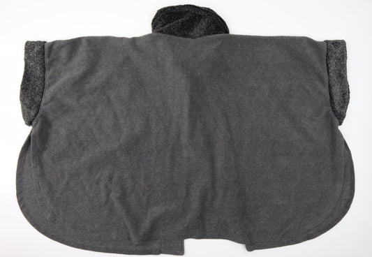 Profile Womens Grey   Jacket Poncho One Size