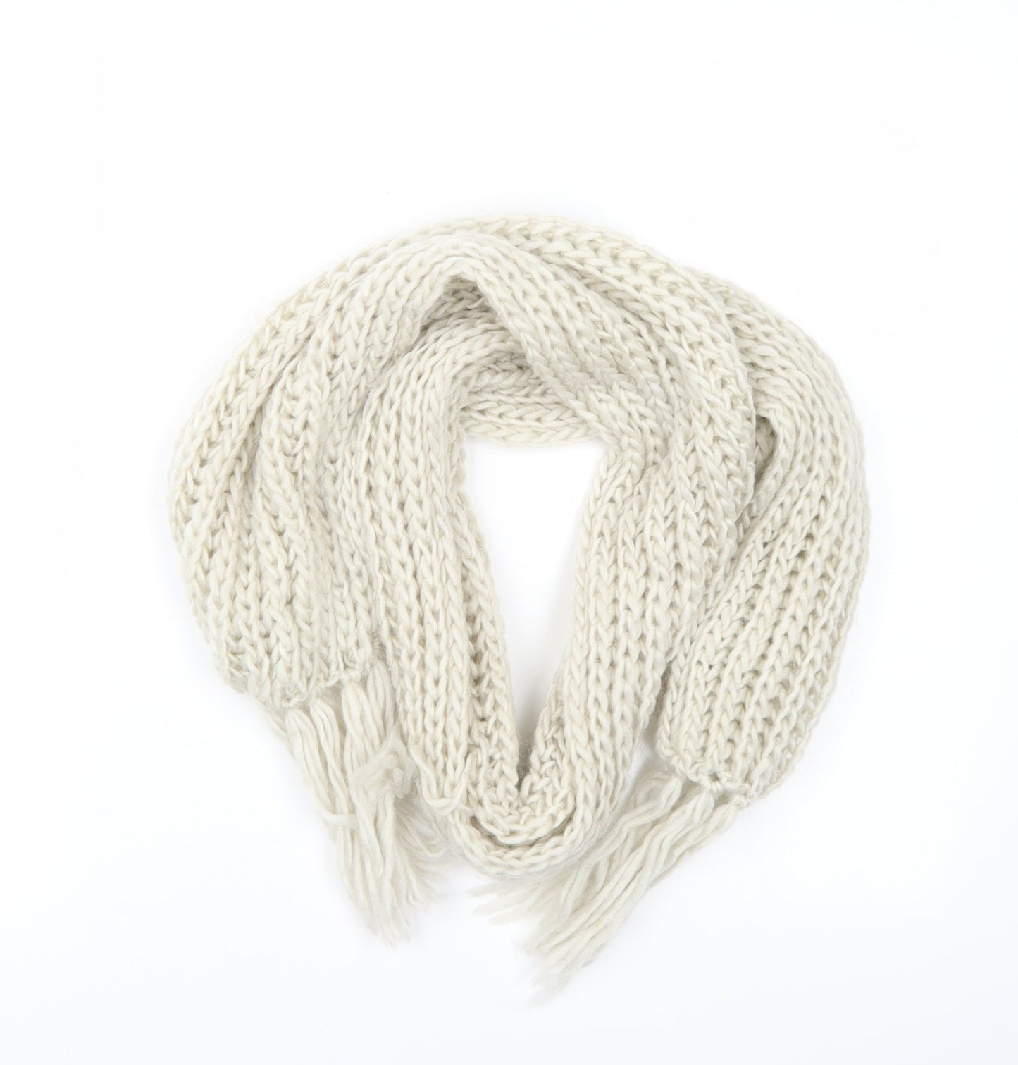 Preworn Womens Beige    Scarf