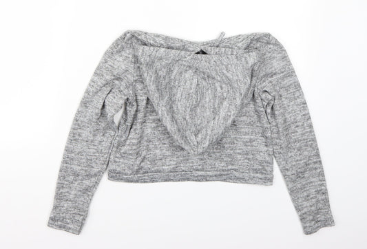 Newlook Girls Grey   Pullover Jumper Size 9 Years