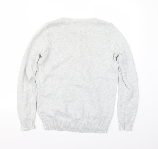 Marks and Spencer Womens Grey   Pullover Jumper Size S