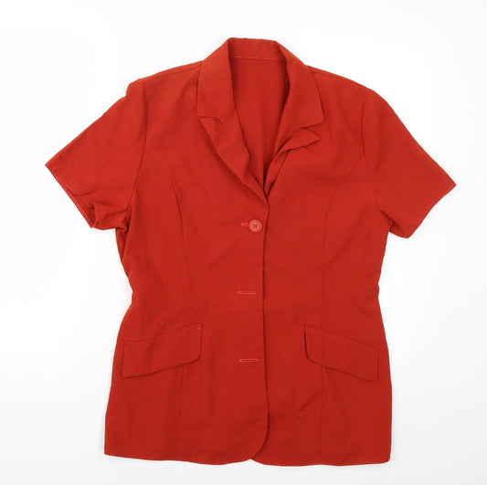 Etam Womens Orange   Jacket Coat Size 14