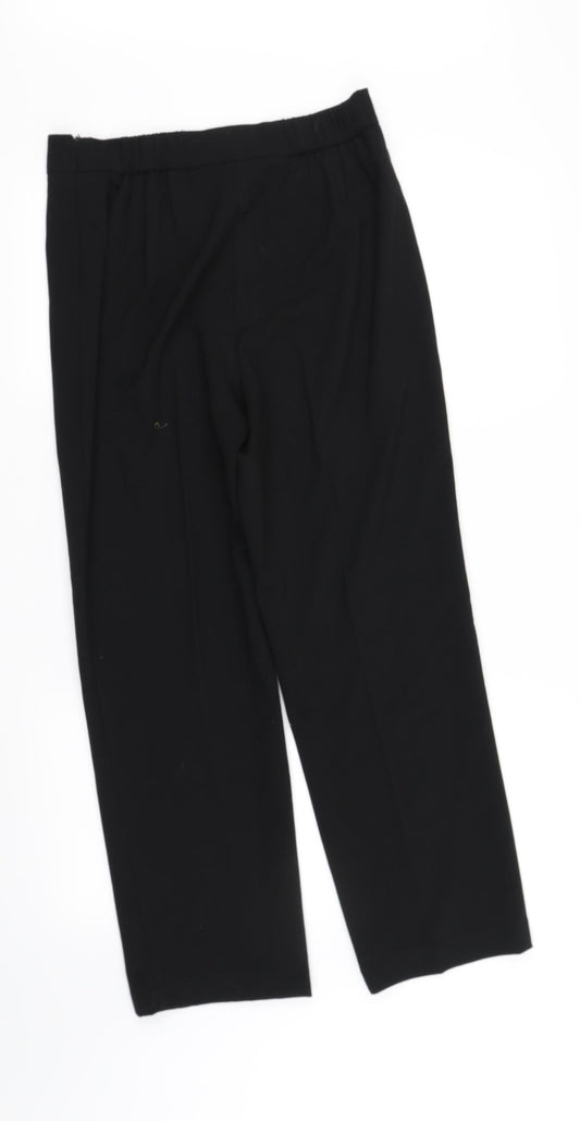 hle Womens Black   Trousers  Size 10 L28 in