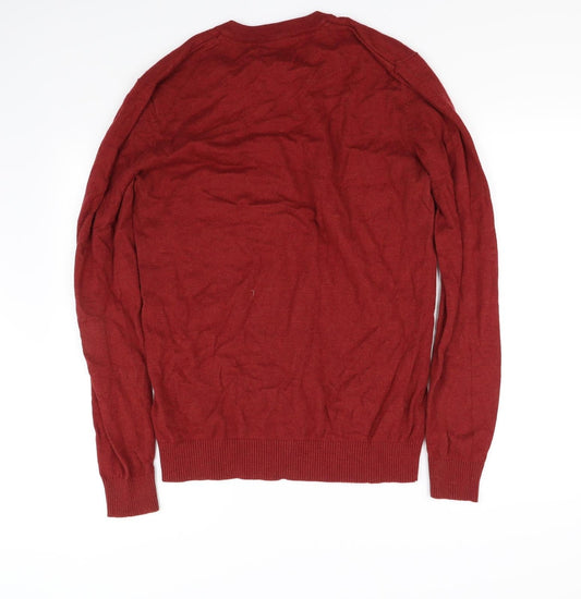 Mario Conti Womens Red   Basic T-Shirt Size L