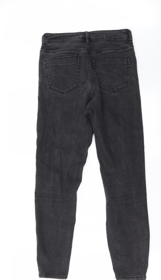 Preworn Womens Grey   Skinny Jeans Size 26 in L25 in