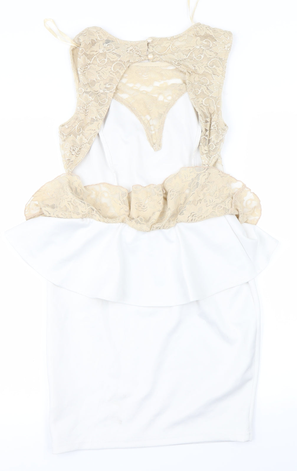 AX Womens Beige   Fit & Flare  Size 12