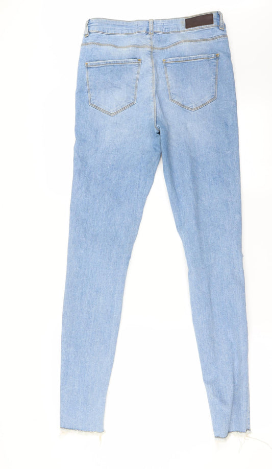 VERO MODA Womens Blue   Skinny Jeans Size 28 in L29 in