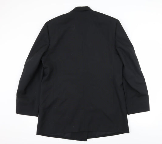 M.A.A Mens Black   Jacket Suit Jacket Size L