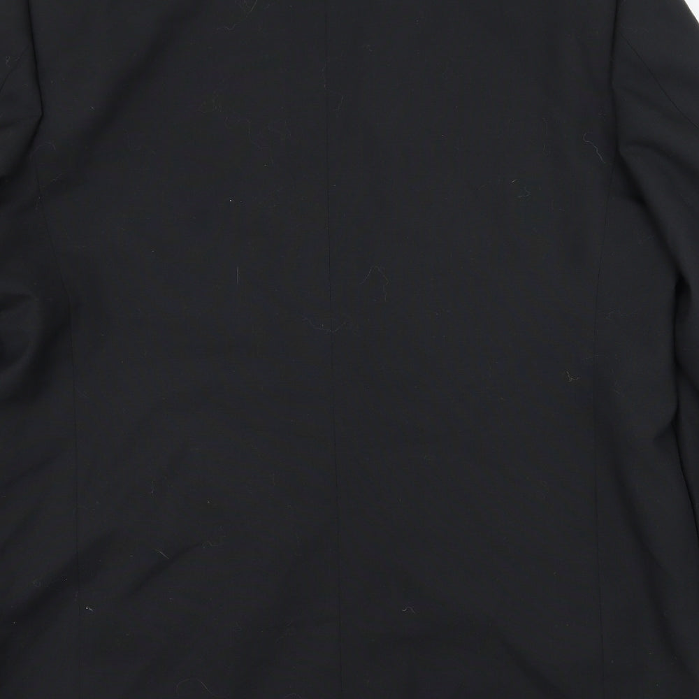 M.A.A Mens Black   Jacket Suit Jacket Size L