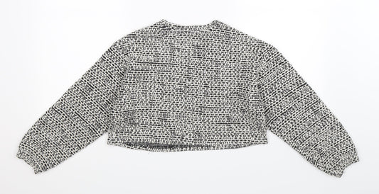 New Look Girls Grey  Knit Pullover Jumper Size 14-15 Years