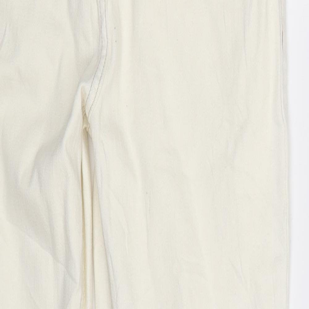 NEXT Womens White  Denim Skinny Jeans Size 8 L30 in