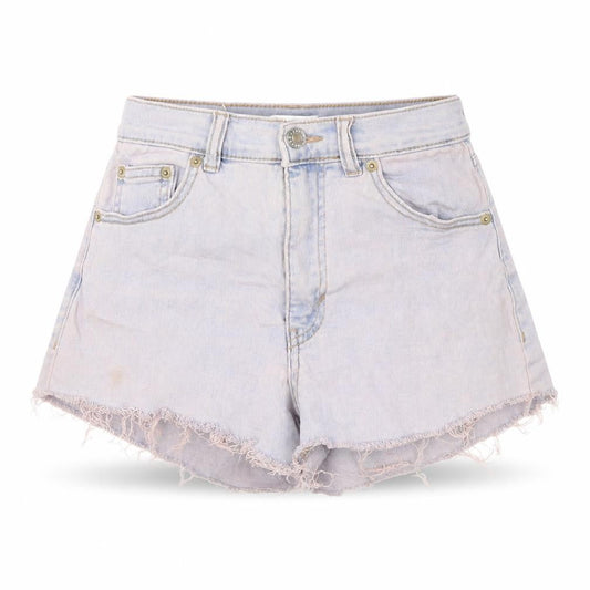 Pull&Bear Womens Pink  Denim Hot Pants Shorts Size 6